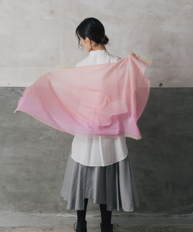 POLS 播州織 極細コットンストール Sサイズ ピンク