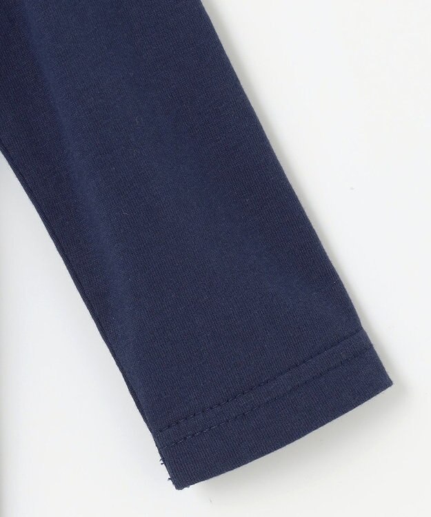 組曲 KIDS 【80-100㎝】トロンプルイユロン Tシャツ ネイビー系