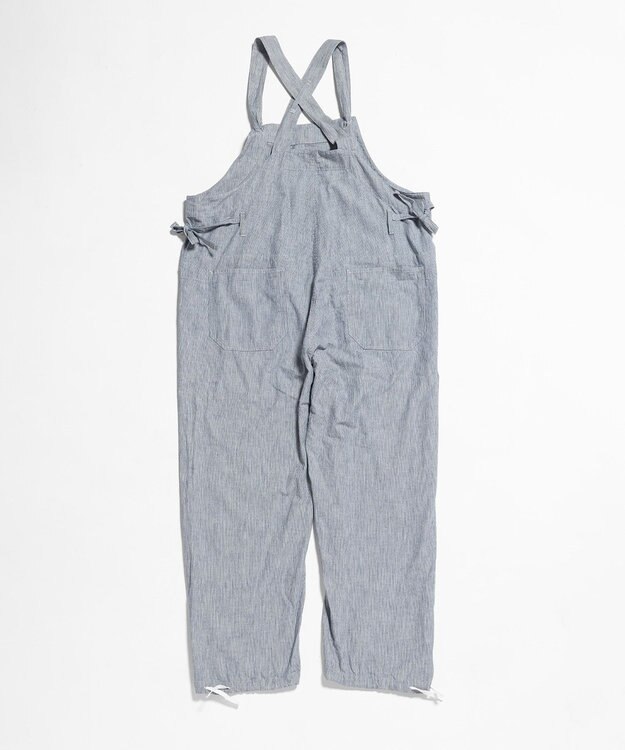 LENO LIGHT HICKORY SALOPETTES / ヒッコリーサロペット WHITE STRIPE