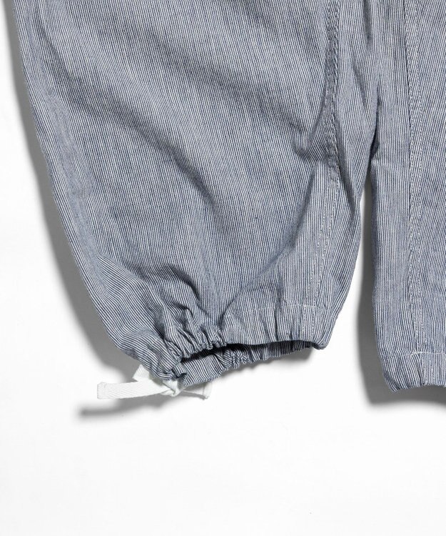 LENO LIGHT HICKORY SALOPETTES / ヒッコリーサロペット WHITE STRIPE