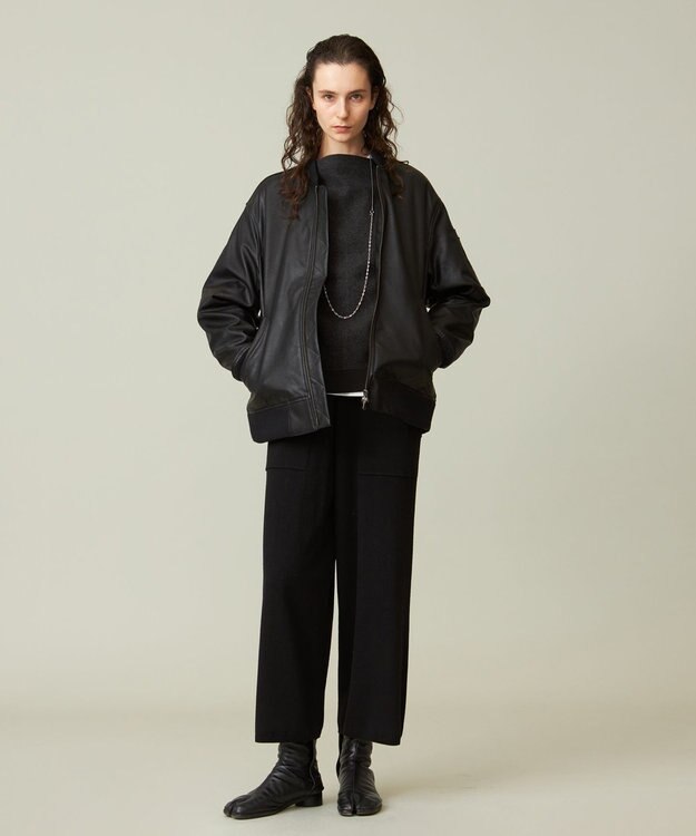 J.PRESS YORK STREET 【WOMEN】ボトルネックプルオーバー グレー系