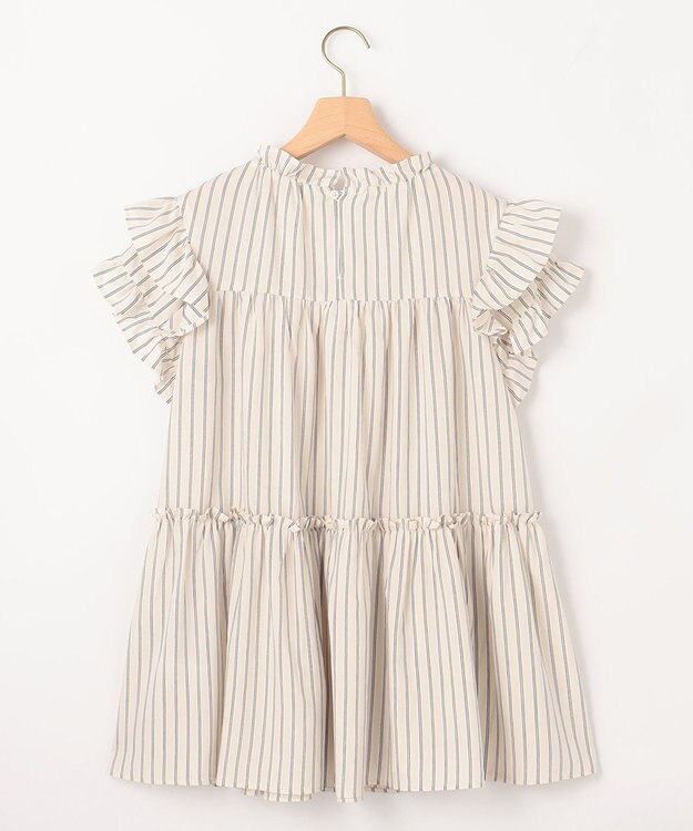 組曲 【WEB限定】ナイロンレーヨン チュニック ブラウス エクリュベース系1