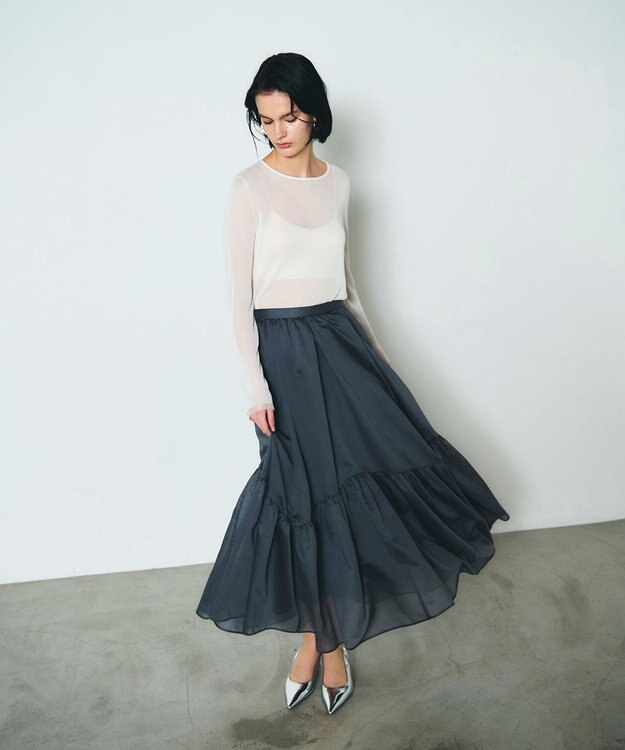 GRACE CONTINENTAL ティアードボリュームスカート