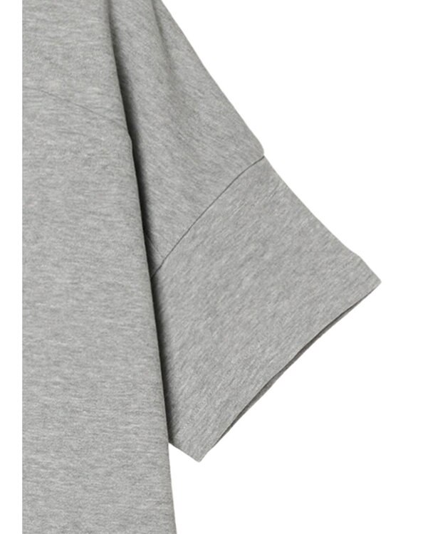 AMERICAN HOLIC ミニ裏毛ポンチョチュニック2 Light Gray Mixture