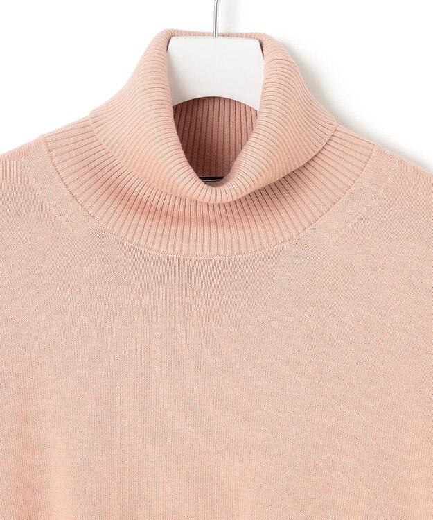J.PRESS YORK STREET 【UNISEX】ANTI PILLING WOOL タートルニット ピンク系