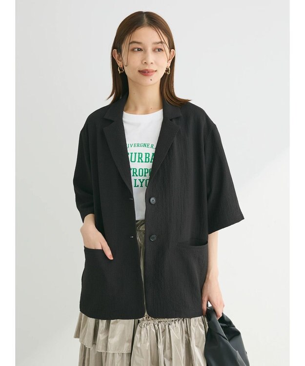 Green Parks ・ＥＬＥＮＣＡＲＥ　ＤＵＥ　ジャカードジャケット Black