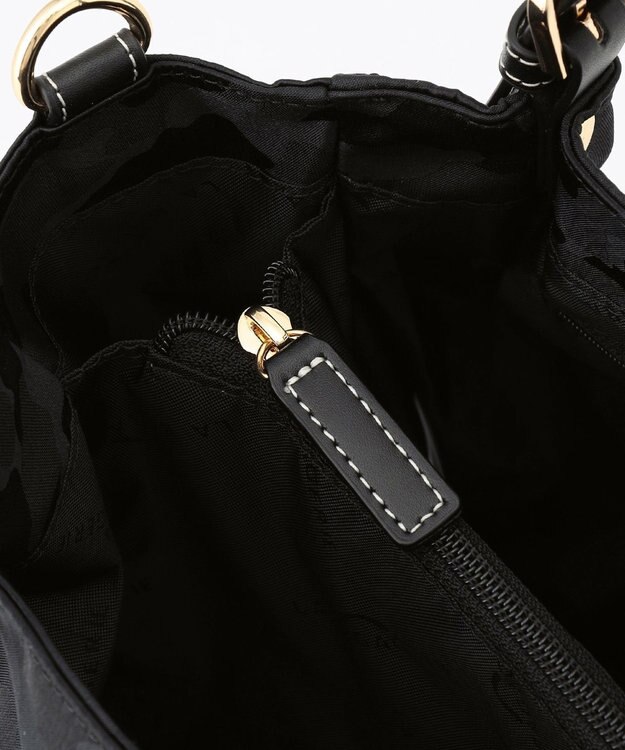 LA BAGAGERIE シャドージャカード 2WAYミニトートバッグ ブラック