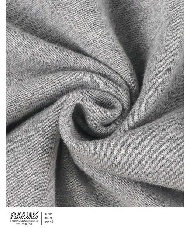 une nana cool MADE WITH PEANUTS 【綿100％】裏毛フーディーパジャマ GY