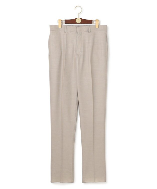 J.PRESS MEN 夏に嬉しい6つの高機能【セットアップ対応】【J.PRESS-POOL WOOL】ジャージーセットアップ スラックス ベージュ系