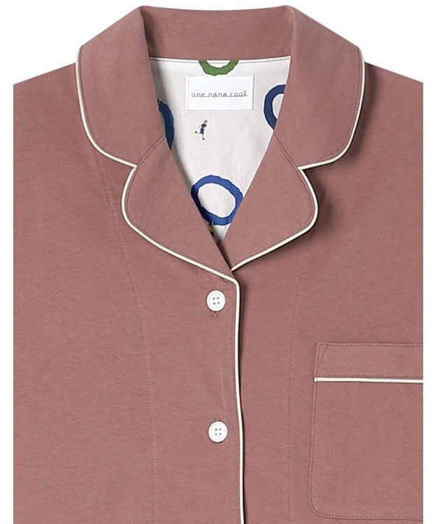 une nana cool 【綿100％】ハイゲージ天竺パジャマ　ＭＡＤＥ　ＷＩＴＨ　ＬＩＢＥＲＴＹ　ＦＡＢＲＩＣ BE