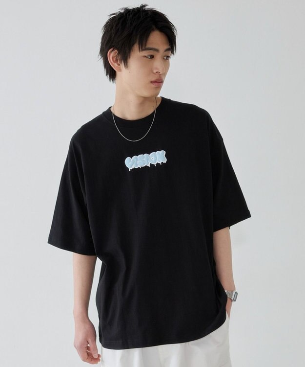 WEGO 【ユニセックス着用ITEM】別注VISIONグラフィックT（SS） ブラック