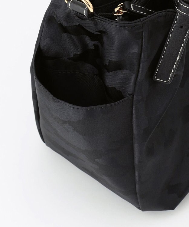 LA BAGAGERIE シャドージャカード 2WAYミニトートバッグ ブラック