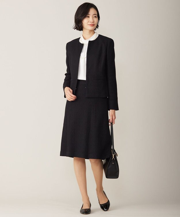 J.PRESS LADIES 【3way】2連パール ネックレス シルバー系