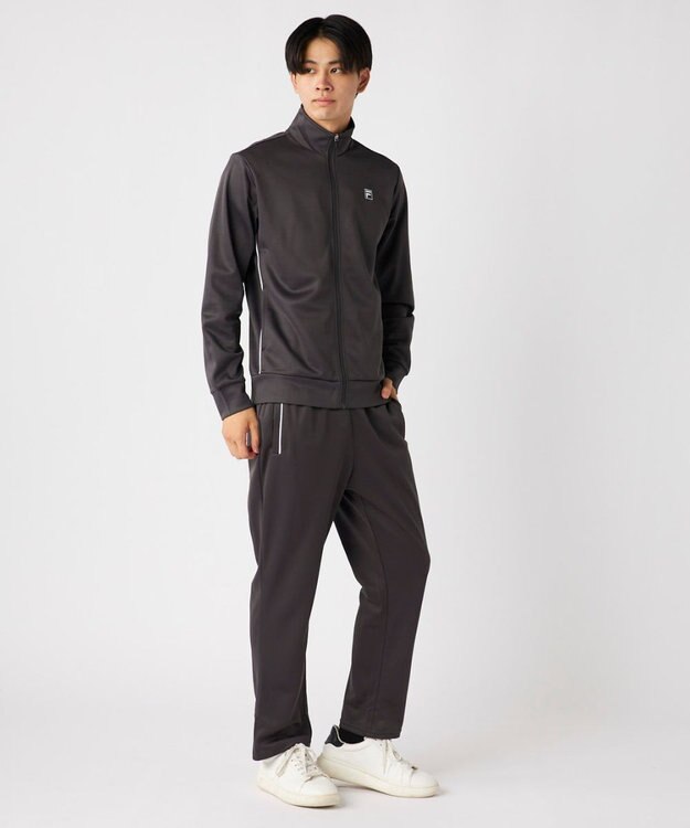 FILA GOLF／marie claire 【FILA GOLF】スタンダードロングパンツ チャコールグレー