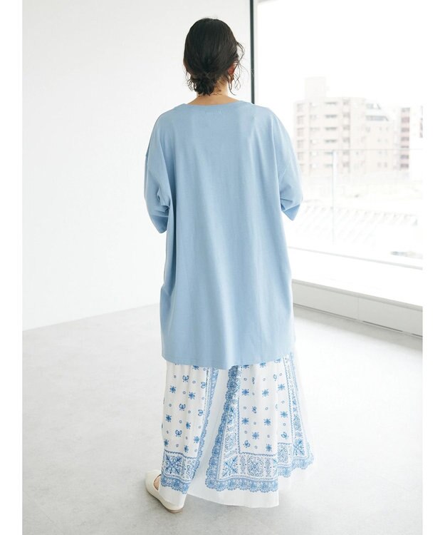 CRAFT STANDARD BOUTIQUE リングドットチュニック Sax