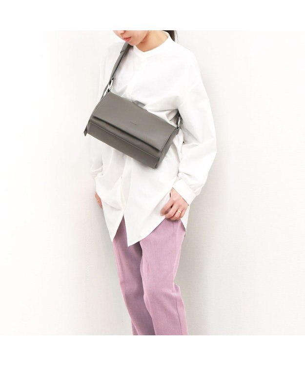 UNBILLION カシュカシュ cachecache / WEB限定フラップベルトショルダーバッグ GY