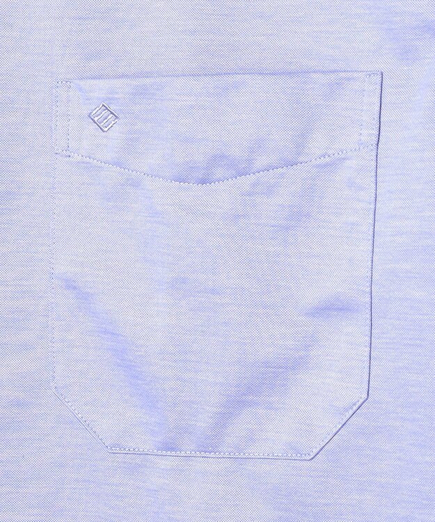 JOSEPH ABBOUD 【ストレッチで快適な着心地・イージーケア】ジャージー シャツ サックスブルー系