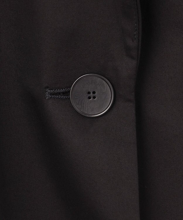 JOSEPH ライトコットンサテン　ジャケット Black