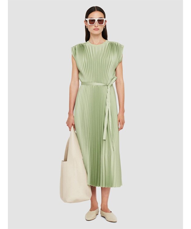 JOSEPH ニットウィーブプリッセ　ドレス Matcha