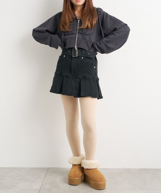 WEGO 【あったかい】130Dフェイクタイツ ライトベージュ