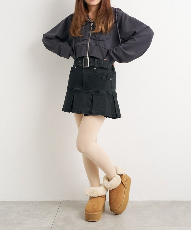 WEGO 【あったかい】130Dフェイクタイツ ライトベージュ