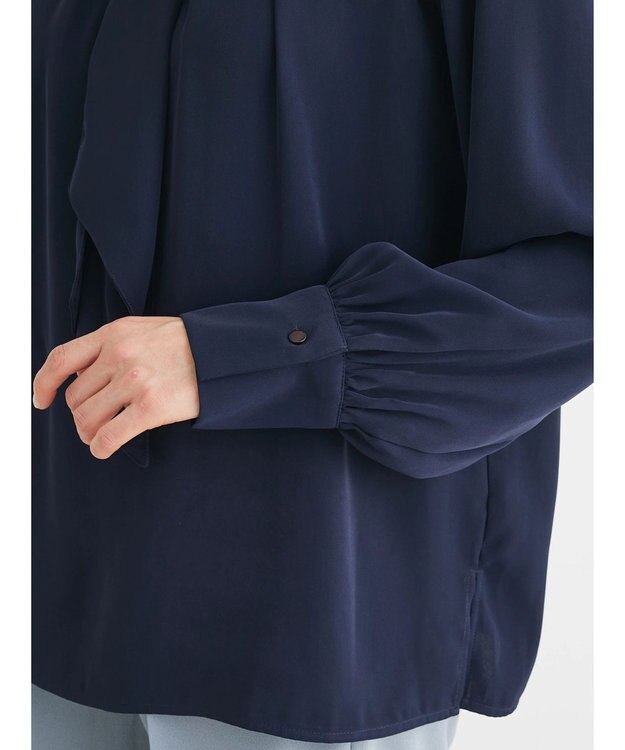 Green Parks ２ｗａｙ　ボウタイアソートブラウス Dark Navy