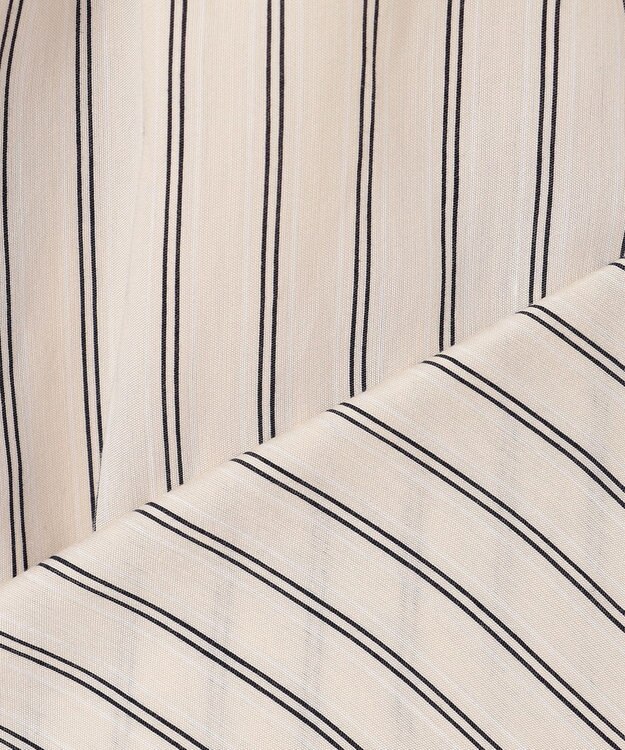 組曲 【WEB限定】ナイロンレーヨン チュニック ブラウス エクリュベース系1