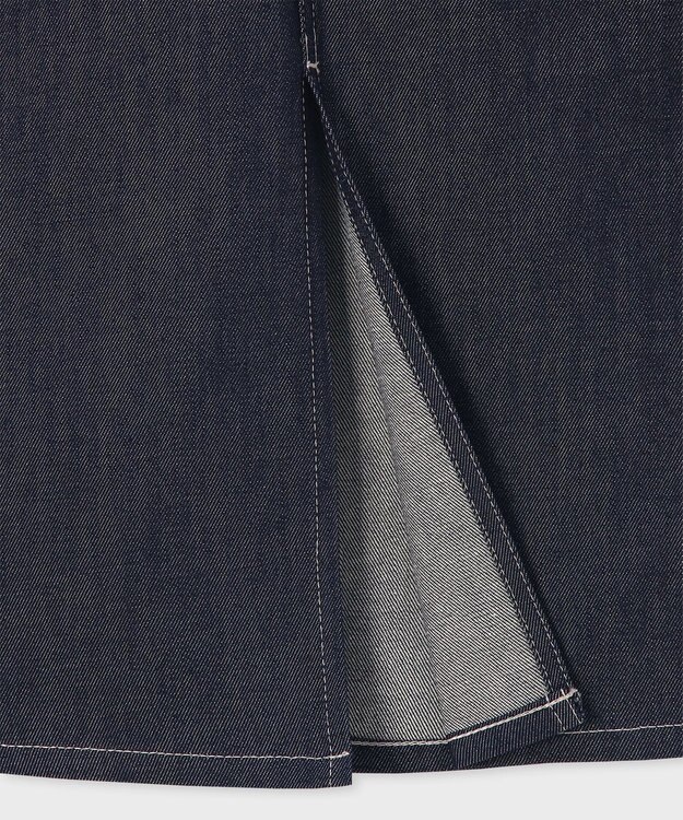 Paul Smith コントラストステッチ デニムスカート ダークブルー