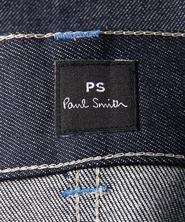 Paul Smith コントラストステッチ デニムスカート ダークブルー