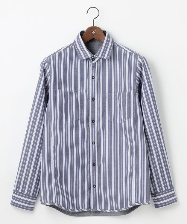 JOSEPH ABBOUD 【2WAY】リバーシブル シャツ グレー系