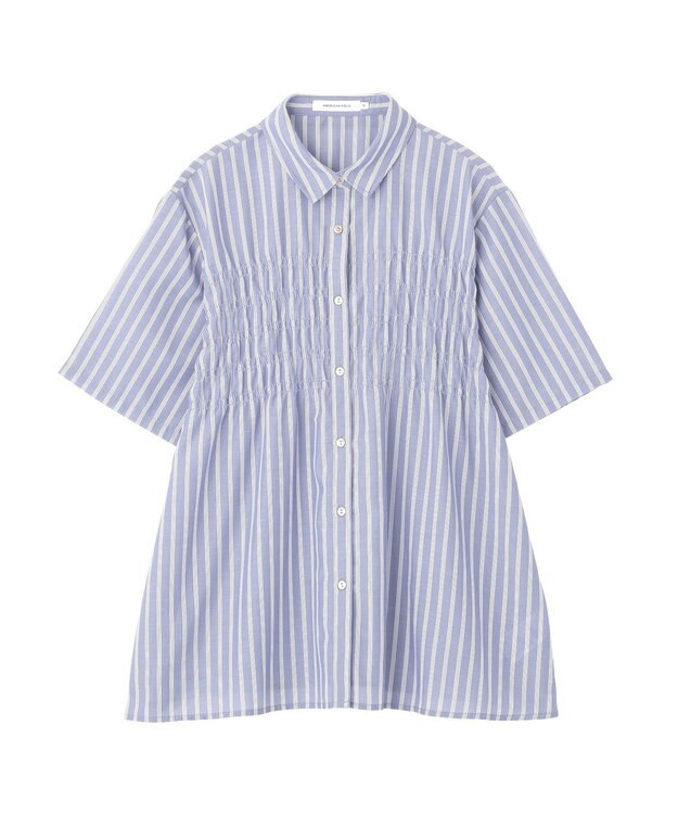 AMERICAN HOLIC シャーリング半袖シャツ Blue