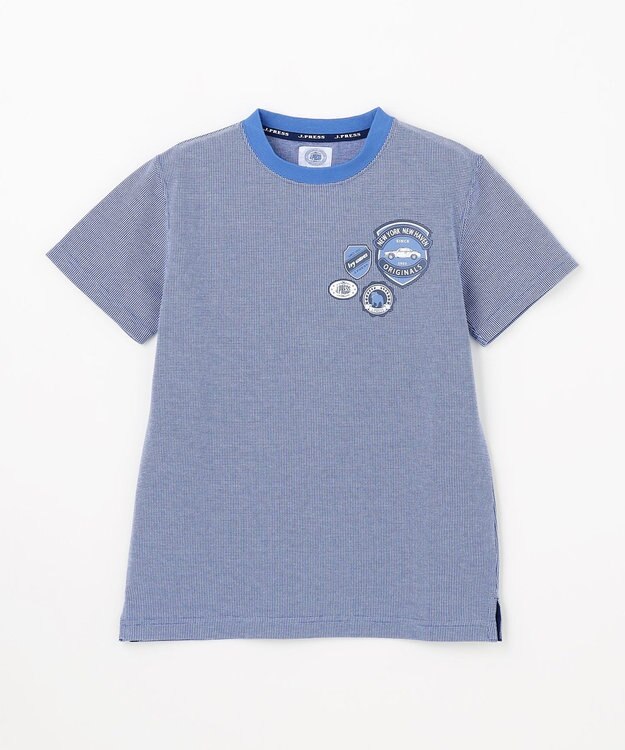 J.PRESS KIDS 【140-170cm】エンブレムTシャツ ブルー