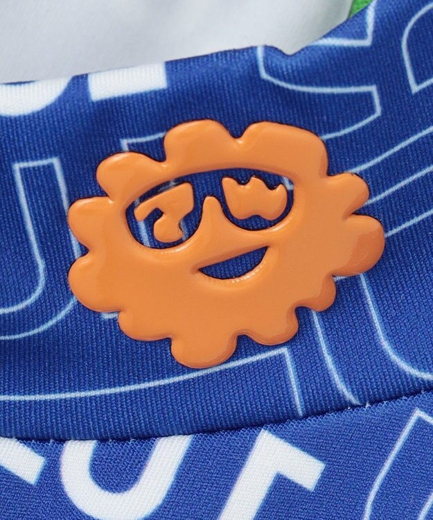 PW CIRCULUS 【UVカット / 吸水速乾 / 伸縮性抜群】【WOMEN】PWロゴ柄モック サックスブルー系5