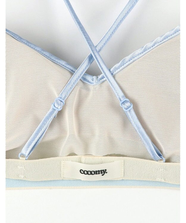 WACOAL [GOCOCi/ワコール] ノンワイヤーブラ ハーフトップ 【cooomy.(クーミー)】 ナチュラルなバストライン アウターとしても着用可 ブラトップ ゴコチ レディース CGG245 /ワコール アイボリー