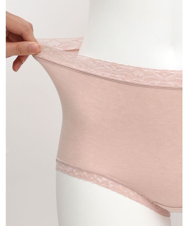 WACOAL 【ディアヒップ】 ショーツ はきこみ丈ふかめ 綿混(身生地) ヒップを包みこむフィット感 やさしいはきごこち PPA112 /ワコール ストロベリー