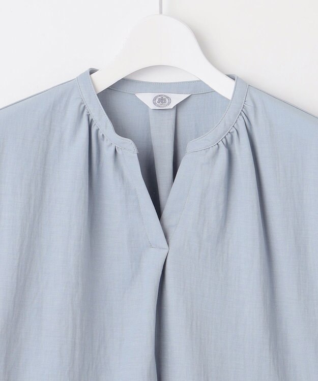 J.PRESS LADIES ナチュラルジャージー カットソー ダルブルー系