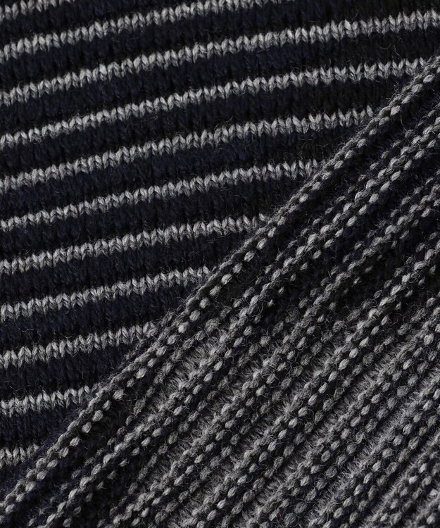 JOSEPH HOMME モロッカンブラインドジャガード　クルーネックニット ブラック系5