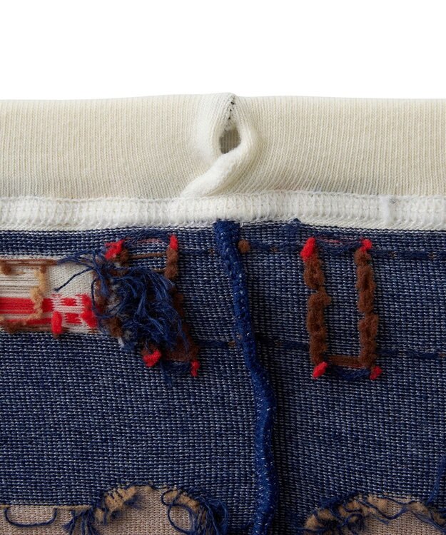 MIKI HOUSE HOT BISCUITS 【70-100cm】 8分丈スパッツ インディゴブルー