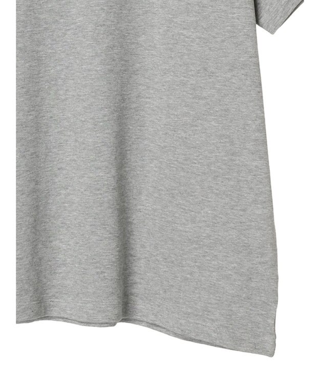 AMERICAN HOLIC ミニ裏毛ポンチョチュニック2 Light Gray Mixture