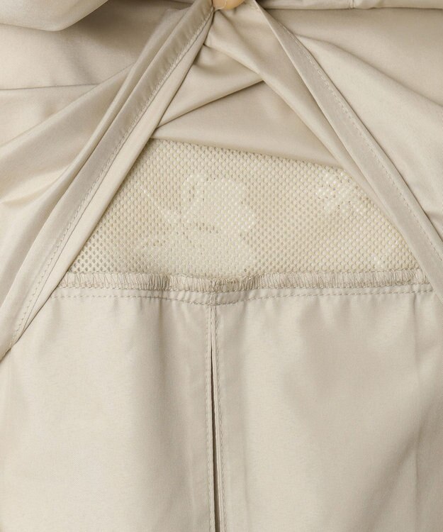 MOONBAT 【バッグ付】ポール & ジョー (PAUL & JOE　ACCESSOIRES) レインコート ポンジークリザンテーム ベージュ