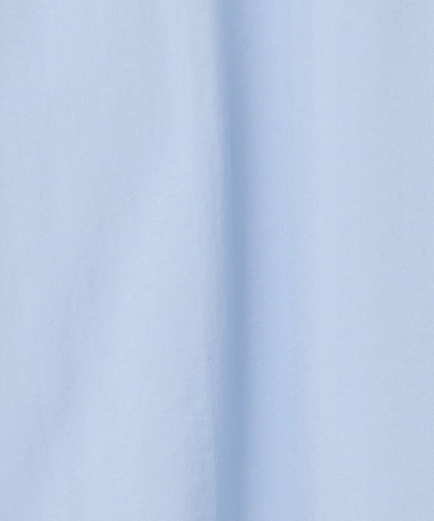 ANY 【新色追加】スキッパーネック袖タックブラウス ライトブルー