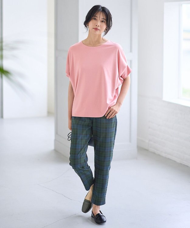 ANY L ゆるシルエットドルマンプルオーバー ピンク