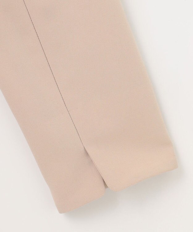 ANY SIS ノーカラーロングテロンチ コート ベージュ