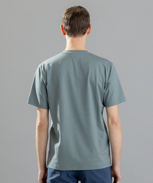 JOSEPH HOMME コンパクトストレッチジャージー　ＶネックＴシャツ ピーコックグリーン系