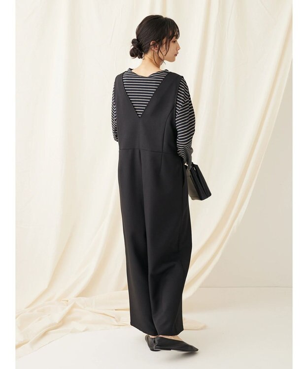 CRAFT STANDARD BOUTIQUE 【イージーケア】サロペット Black