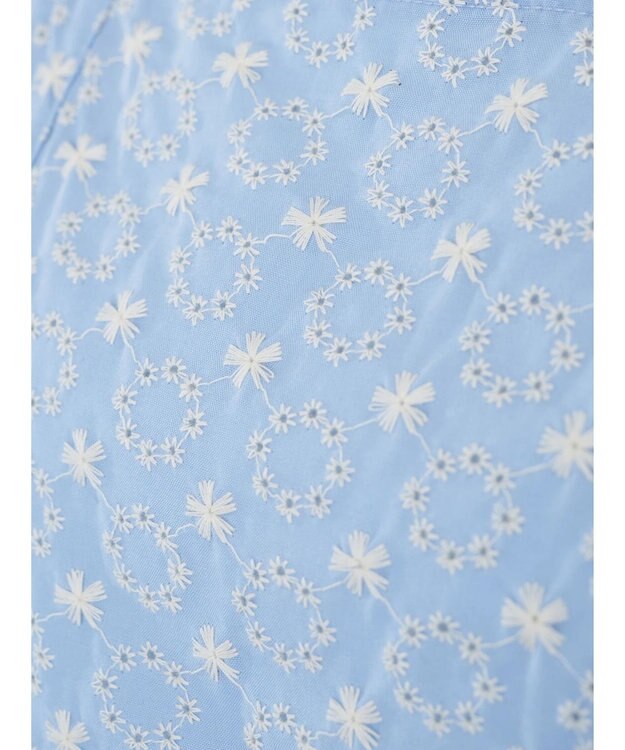 earth music&ecology サイドリボン刺繍ビスチェ Sax