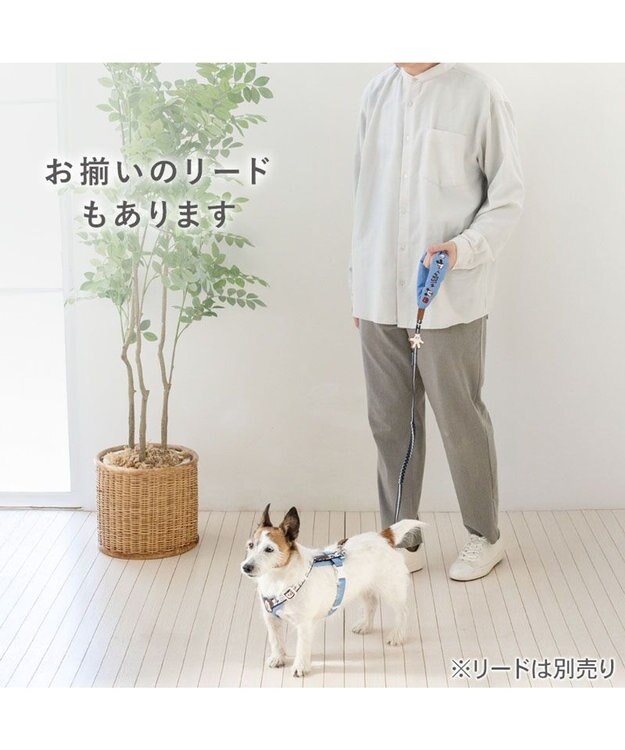 PET PARADISE ディズニー ミッキーマウス アクティブハーネス ＳＭ 中型犬 ホワイト×ブルー