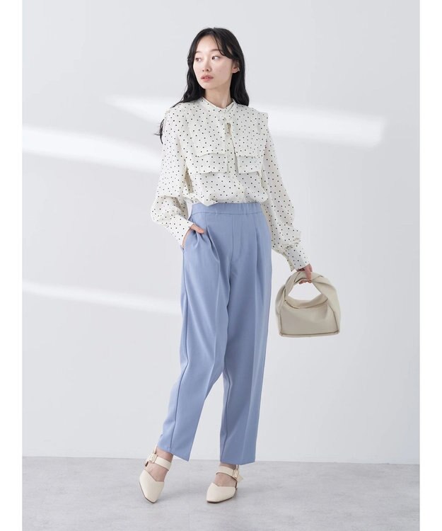 earth music&ecology テーパードパンツ Sax