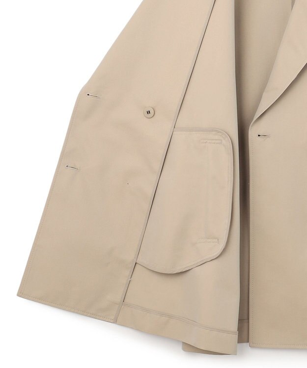 ICB L ハーフスリーブトレンチ シャンブレーベージュ系