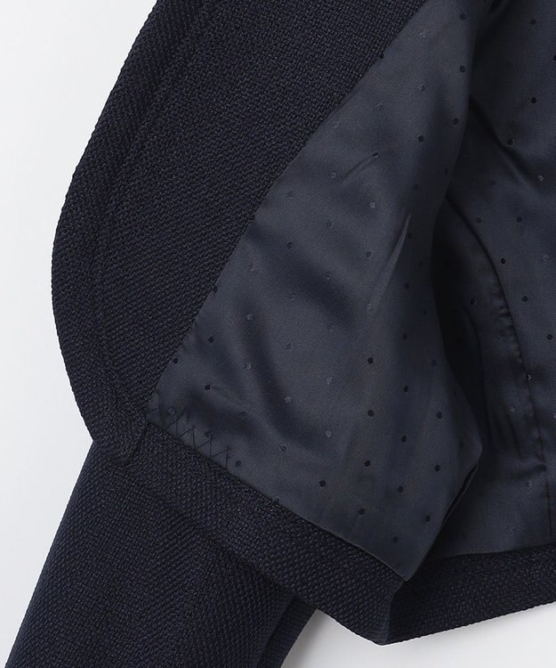 ANY KIDS ノーカラーボレロジャケット ネイビー